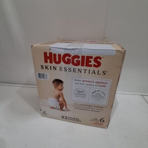 42PK HUGGIES SKIN ESSENTIALS DERMATOLOGIST APPROVED DIAPERS - SIZE: 6 - 35+LBS image 3