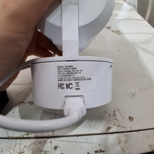MERCURY SECURITY CAMERA - DC 5 V 1A - WHITE (MODEL: MIC-CW054-190W) image 4