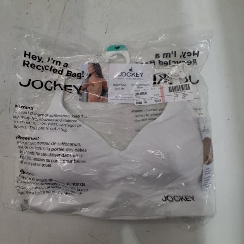 WOMEN'S JOCKEY SEAMLESS LIGHT LIFT BRA - SMALL - WHITE (STYLE: 004828) image 2