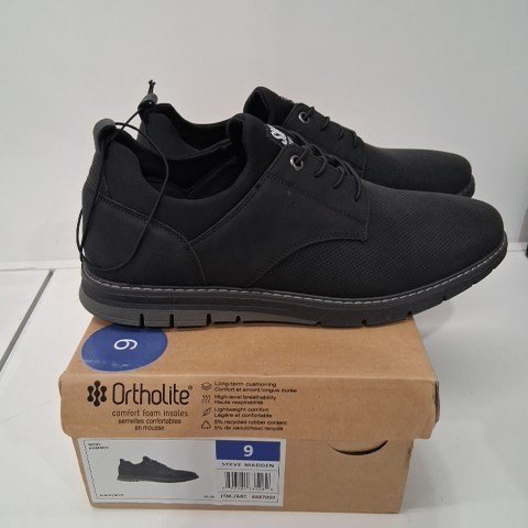 MEN'S STEVE MADDEN ORTHOLITE RECKARO MODERN URBAN SHOE - 9 - BLACK (STYLE: 8887009) image 2