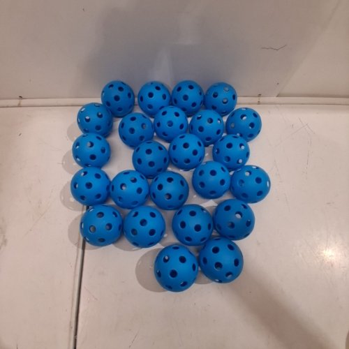 24PK INDOOR PICKLE BALLS - 3"D - BLUE image 2