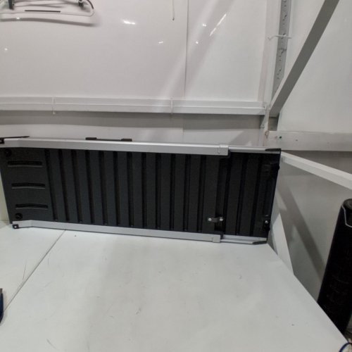 PETSAFE HAPPY RIDE COMPACT TELESCOPING EXPANDABLE DOG RAMP EXTENDS 39-72" - HOLDS UP TO 300LB - BLACK/GREY (MODEL: 62461) image 4