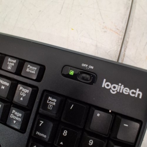 LOGITECH WIRELESS KEYBOARD AND MOUSE COMBO - 2.4 GHZ WIRELESS - BLACK (MODEL: MK270) image 2