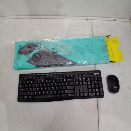 LOGITECH WIRELESS KEYBOARD AND MOUSE COMBO - 2.4 GHZ WIRELESS - BLACK (MODEL: MK270) image 4