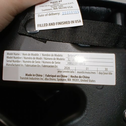 DIONO SOLANA 2 LATCH FORWARD FACING BACKLESS BOOSTER SEAT - 40LBS TO 120LBS - UP TO 63" - BLACK - (MODEL: ‎SOLANA2LATCH) image 2