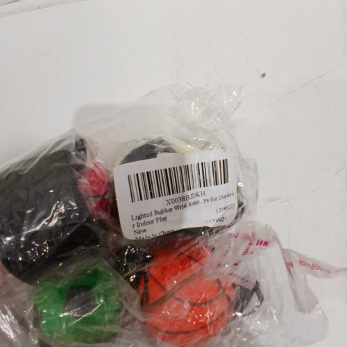 4PK RUBBER BOUNCING WRIST RETRIEVE STRESS RELIEF BALL REBOUND TOY - MULTI image 4