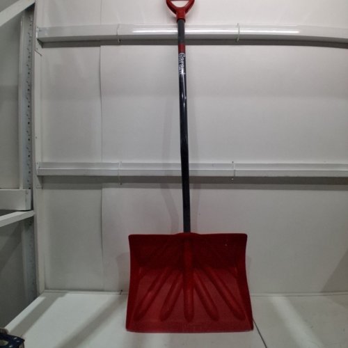 GARANT SNOW SHOVEL WITH ERGONOMIC STEEL HANDLE - 18" - RED/GREY (MODEL:1554305) image 2