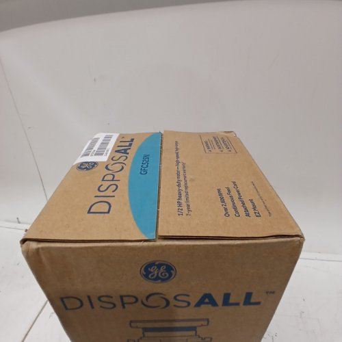 GE APPLIANCES CORDED CONTINUOUS GARBAGE DISPOSAL - 1/2HP - BLACK - (MODEL:GFC525N) image 4