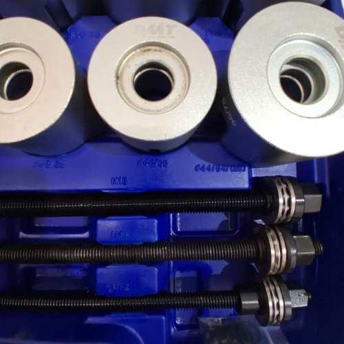 25PC ORION MOTOR TECH OMT UNIVERSAL BUSH BEARING REMOVAL TOOL SET/KIT - SILVER/BLUE image 4