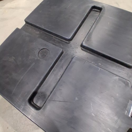 DOCK EDGE DOCK FLOAT - 250LBS CAP - 48" X 24" X 8" - BLACK (MODEL: DE99238F) image 3