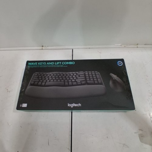 2PC LOGITECH WAVE KEYS KEYBOARD AND LIFT COMBO MOUSE - BLACK (MODEL: 920-013610) image 8