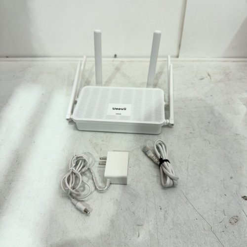 UEEVI WIFI 6 AX3000 GIGABIT DUAL-BAND WIRELESS ROUTER - DC 12 V 1A - WHITE (MODEL: WR3000K) image 4