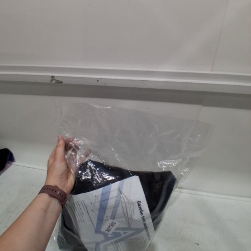GAZEBO TENT OUTDOOR INSECT NET WITH 2 ZIPPERS & TIES - 12FT X 12FT X 7.2FT - BLACK image 3