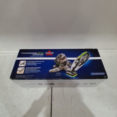 BISSEL POWERCLEAN PET CORDLESS HANDHELD VACUUM WITH 3 ATTACHMENTS - 12V (MODEL: 2389D) image 5