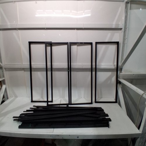 METAL BED FRAME HEAVY DUTY SLATS SUPPORT NO BOX SPRING NEEDED BEDFRAME - KING SIZE - BLACK (MODEL: XCH-007-K) image 2
