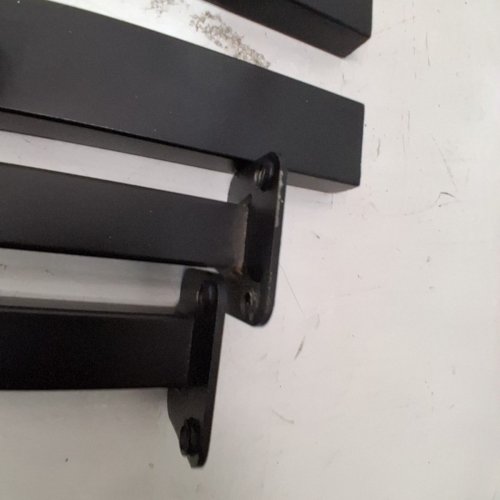 METAL BED FRAME HEAVY DUTY SLATS SUPPORT NO BOX SPRING NEEDED BEDFRAME - KING SIZE - BLACK (MODEL: XCH-007-K) image 4