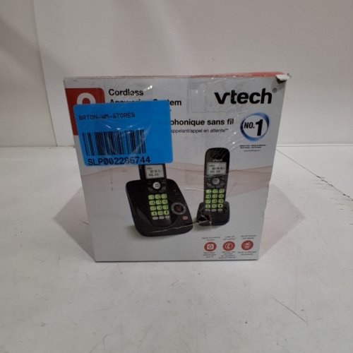 VTECH 2 HEADSET CORLESS ANSWERING SYSTEM WITH CALLER ID / CALL WAITING - BLACK - (CS6124-21) image 4