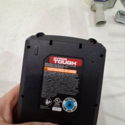 HYPER TOUGH LITHIUM-ION BATTERY - 20V\2.0AH - BLACK image 3