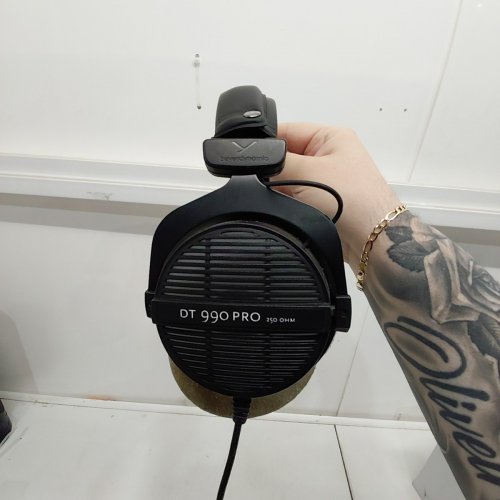 BEYERDYNAMIC DT 990 PRO OVER-EAR STUDIO OPEN BACK HEADPHONES 250 OHM - GREY image 3