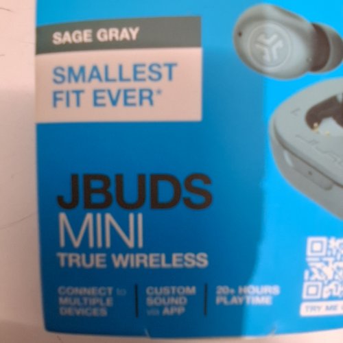 JLAB JBUDS MINI TRUE WIRELESS BLUETOOTH EARBUDS WITH TOUCH CONTROLS - IP55 SWEAT AND DUST PROOF - SAGE GREEN image 3