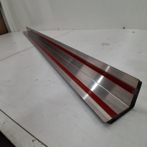 5PK STAINLESS STEEL 90-DEGREE CORNER GUARDS - 48" X 2" X 2" image 3