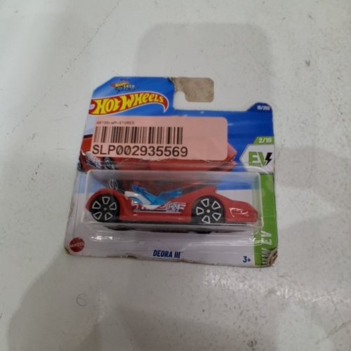 HOT WHEELS LETS RACE DIE CAST TOY CAR - DEORA III - RED image 3