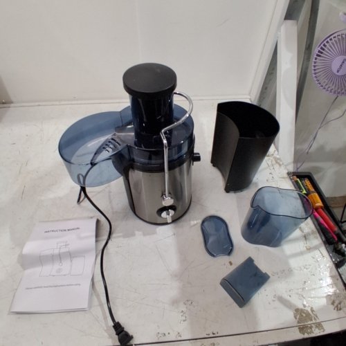 ELECTRIC JUICER MACHINE FOR FRUIT AND VEGETABLES - BLACK (MODEL: JH-3028) image 3