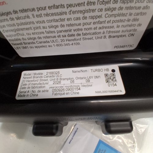GRACO 2-IN-1 TURBOBOOSTER HIGHBACK TO BACKLESS BOOSTER CAR SEAT - 40-100LB MAX - BLACK (MODEL: 2168325) image 2