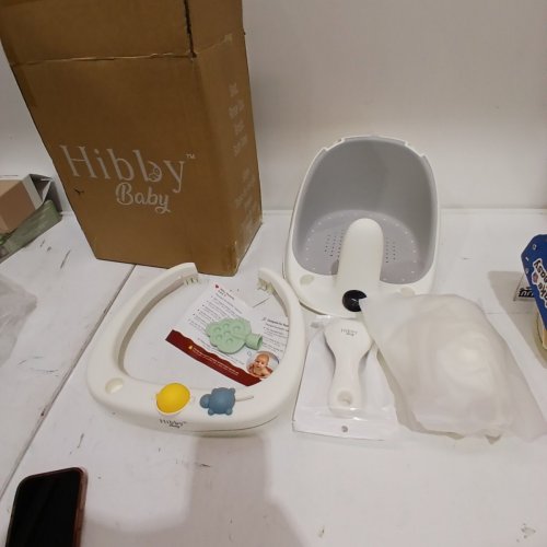 HIBBY BABY NON-SLIP WITH SUCTION CUPS BATH SEAT - 6M+ - BEIGE image 2
