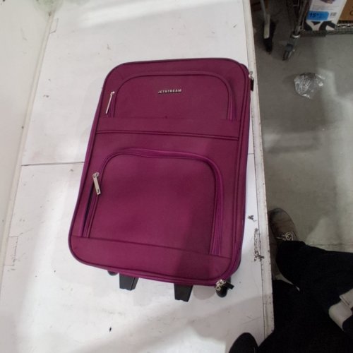 JETSTREAM 18" LIGHTWEIGHT LUGGAGE SOFTSIDE CARRY ON SUITCASE - PURPLE (MODEL: CO229_18_RYL) image 3