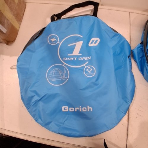 GORICH BEACH TENT SUN SHELTER - FITS 3 PEOPLE - BLUE image 3