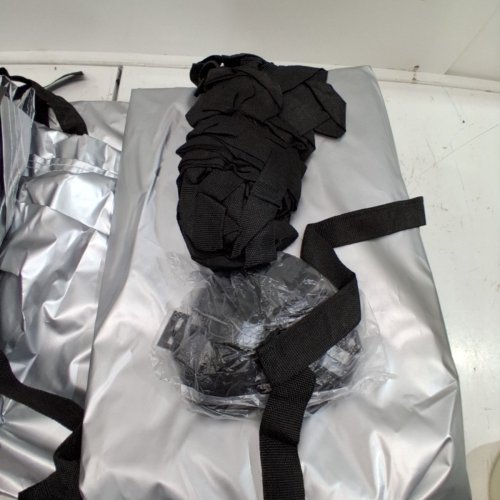 HFKJWAY UNIVERSAL ALL-WEATHER RV COVER - 8.5FT - SILVER /BLACK image 3