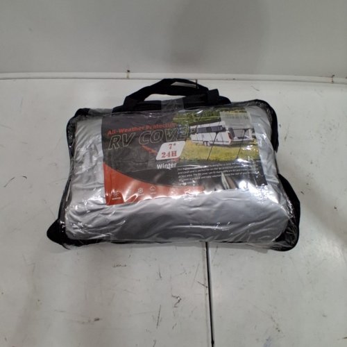 HFKJWAY UNIVERSAL ALL-WEATHER RV COVER - 8.5FT - SILVER /BLACK image 5