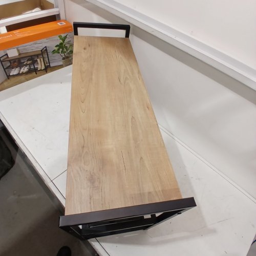 NEATFREAK SHOE STORAGE BENCH - 400LB MAX LOAD - 36" X 12" X 20" - BLACK / WOOD (MODEL: 1937900) image 3