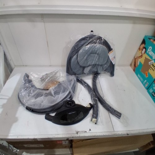 P@B PBELL INFANT PORTABLE INDOOR/ OUTDOOR SWING WITH 5 SPEEDS AND REMOTE CONTROL - 25LB MAX -GREY/ BLACK (MODEL: BB009) image 2