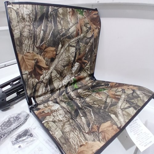 KEMIMOTO FOLDING HUNTING BLIND CHAIR WITH 360° SILENT SWIVEL - 320 LBS MAX - CAMO GREEN / BROWN - (MODEL: J038) image 3