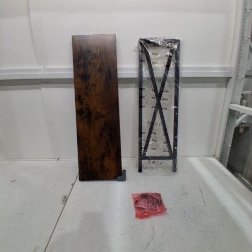 MAHANCRIS EXTRA LONG CONSOLE TABLE WITH X SHAPED SUPPORT FOR HALLWAY & ENTRYWAY - 63" - RUSTIC BROWN (MODEL: CTHR4801Z) image 3