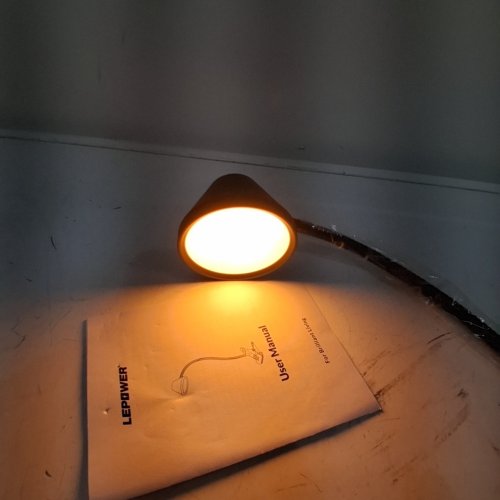 LEPOWER CLIP ON LIGHT - 400LM - BLACK (MODEL:CL-20) image 2