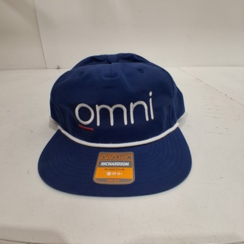 UNISEX RICHARDSON OMNI EMBROIDERED ROPE BASEBALL CAP - UPF50+ - ONE SIZE fits most - NAVY WHITE image 2