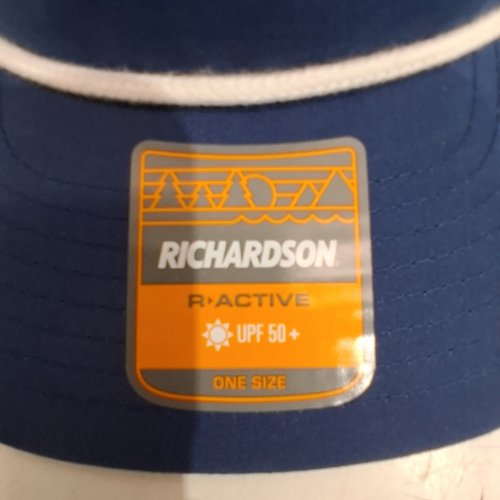 UNISEX RICHARDSON OMNI EMBROIDERED ROPE BASEBALL CAP - UPF50+ - ONE SIZE fits most - NAVY WHITE image 4