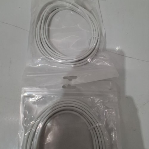 2PK AMAZON BASICS INDOOR EXTENSION CORDS - 3FT - WHITE image 3