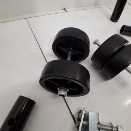 GARVEE FRONT AND REAR WHEEL LIFT ADJUSTABLE MOTORCYCLE STAND - 450 LBS MAX - BLAXK - (MODEL: PAE_33F30T87) image 3