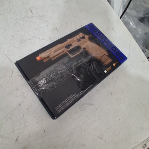 SIG SAUER PROFORCE M17 BLOWBACK AIRSOFT GUN PISTOL - FPS 380-410 - 6 MM CALIBER - TAN (MODEL: P320 M17/GPSIG1080) image 7