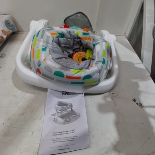 INFANT'S BRIGHT STARTS LEARN-TO-SIT FLOOR SEAT - PLAYFUL PARADISE - (MODEL: 12956) image 2