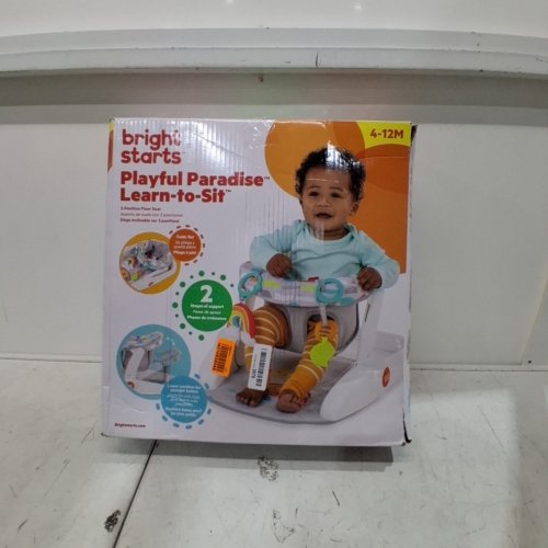 INFANT'S BRIGHT STARTS LEARN-TO-SIT FLOOR SEAT - PLAYFUL PARADISE - (MODEL: 12956) image 4