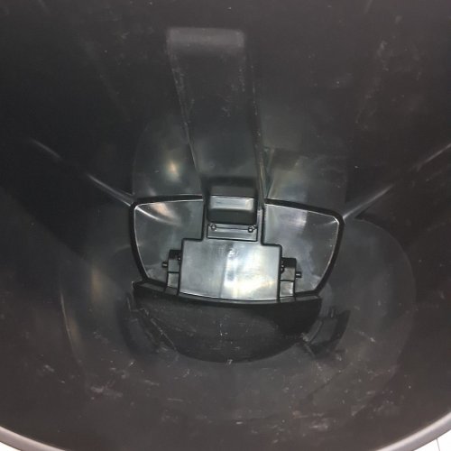 SIMPLEHUMAN PLASTIC SEMI-ROUND STEP-ON TRASH CAN, 50L, GREY image 4