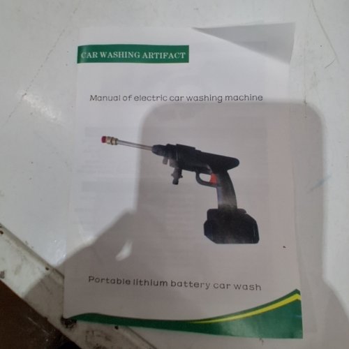 CORDLESS PORTABLE PRESSURE WASHER KIT - 24V - 16FT RANGE image 4