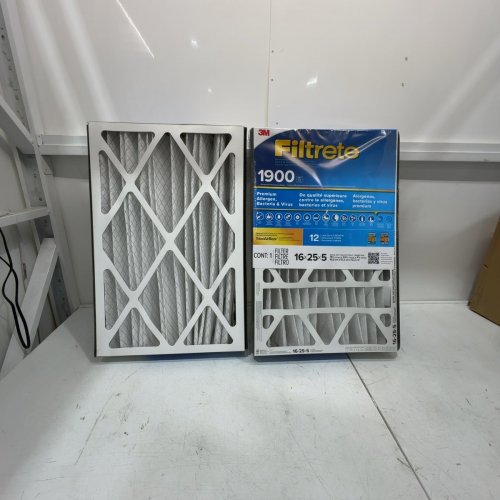 2PK 3M FILTRETE PREMIUM ALLERGEN, BACTERIA & VIRUS PLEATED AC FURNACE FILTER - 1900 MERV 13 - 16" X 25" X 5" - (MODEL: MPR-1900‎) image 3