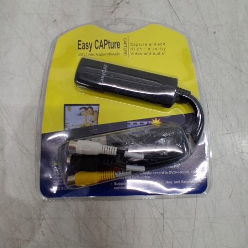 EASYCAP PLUG AND PLAY VIDEO ADAPTER WITH VIDEO CAPTURE FOR MONITORING RECORDING - USB 2.0 - BLACK image 2