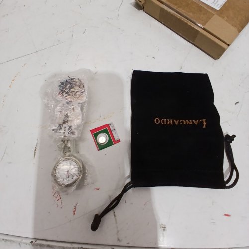 LENCARDO CLIP-ON POCKET WATCH FOR NURESES - MALE VERSION image 2